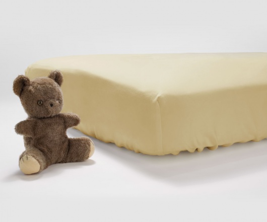 Sateen Baby Crib Sheet (Golden Wheat)