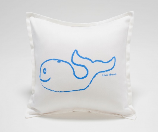 Whale Baby Pillow