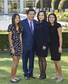 Peggy Huang and family